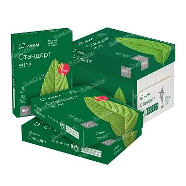 Бумага офисная Илим Стандарт (A4, марка C, 80 г/кв.м, 500 листов)