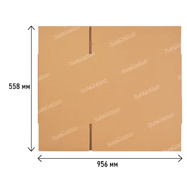 Картонная коробка 580х370х180 мм, Т-22 бурый