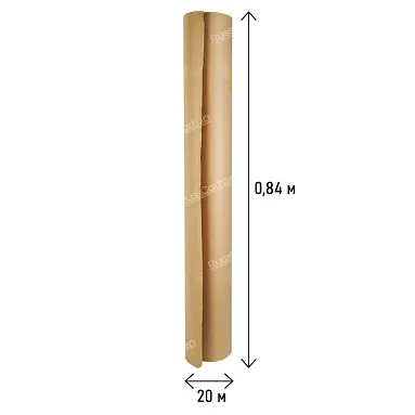 Бумага крафт мешочная, рулон 0.84 х 20 м