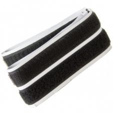 Лента-липучка самоклеящаяся Unibob® 20 мм х 1 м, черная