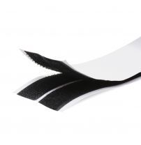 Лента-липучка самоклеящаяся Unibob® 20 мм х 1 м, черная