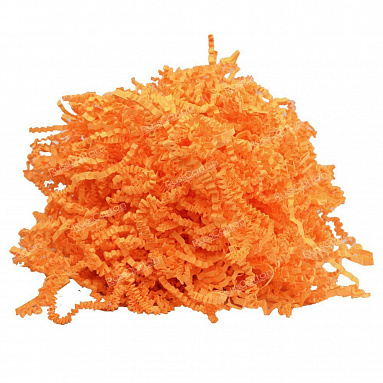 Бумажный наполнитель "Оранжевый неон", 1 кг