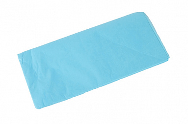 Бумага тишью голубая, 50х66 см, 10 листов