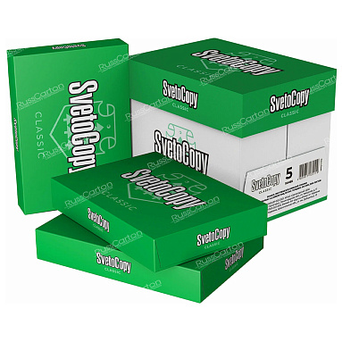 Бумага офисная SVETOCOPY CLASSIC (A4, марка C, 80 г/кв.м, 500 листов)