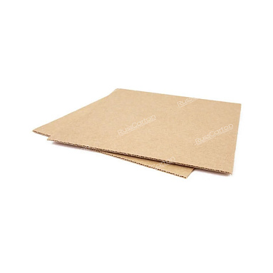 Микрогофрокартон листовой 800х1200 мм, Т-11 бурый