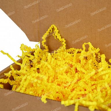 Бумажный наполнитель "Канареечно - желтый", 1 кг