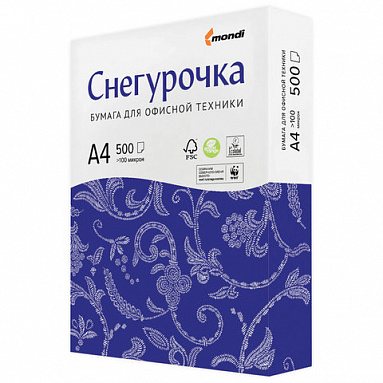 Бумага офисная Снегурочка (А4, марка C, 80 г/кв.м, 500 листов)