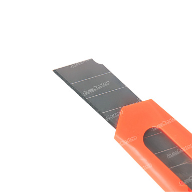 Нож канцелярский BRAUBERG "Classic", 18 мм, фиксатор, корпус ассорти