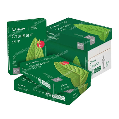 Бумага офисная Илим Стандарт (A4, марка C, 80 г/кв.м, 500 листов)
