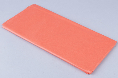 Бумага тишью оранжевая, 50х66 см, 10 листов