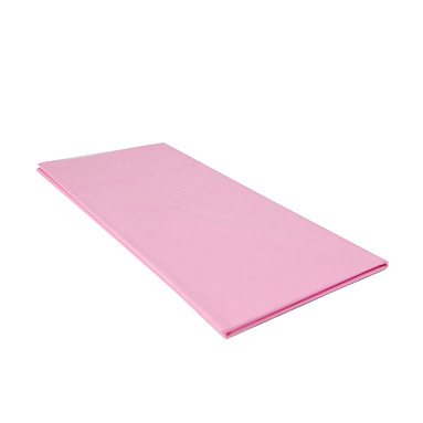 Бумага тишью розовая, 50х66 см, 10 листов