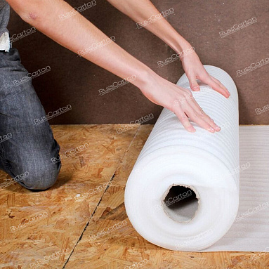 Вспененный полиэтилен НПЭ 10 мм, 25х1.05 м