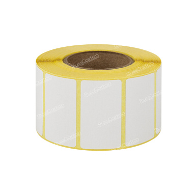 Термоэтикетки самоклеящиеся ТермоПЛГ 40х30 мм, 1000 этикеток в ролике