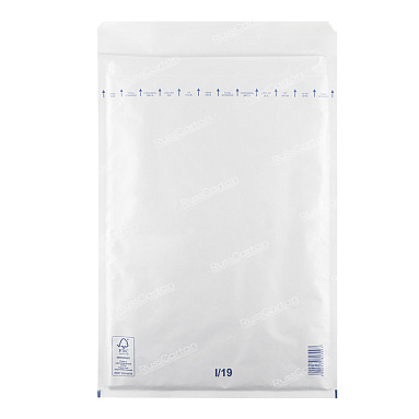 Белый крафт пакет с прослойкой, 32х45 см, I-19