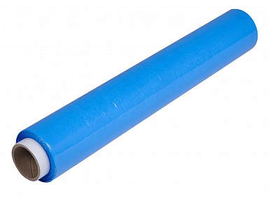 Стрейч пленка голубая, ширина 500 мм, 20 мкм, 1.2 кг