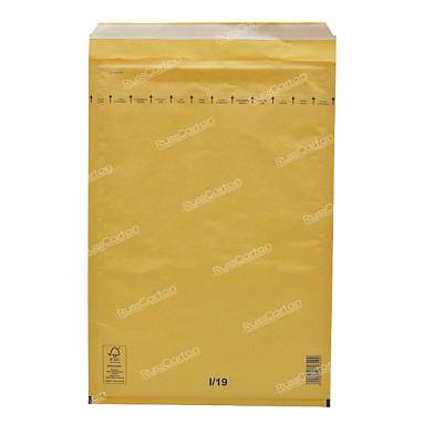 Бурый крафт пакет с прослойкой, 32х45 см, I/19-G