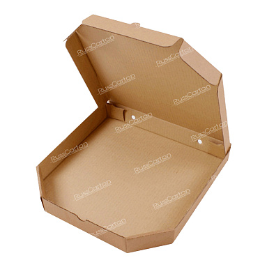 Коробка для пиццы (для пирога) 310х310х40 мм, Т-23 бурый