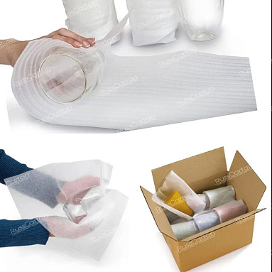 Вспененный полиэтилен НПЭ 4 мм, 50х1.05 м