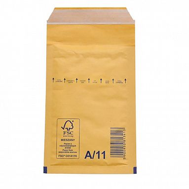 Бурый крафт пакет с прослойкой, 12х17.5 см, А/11-G
