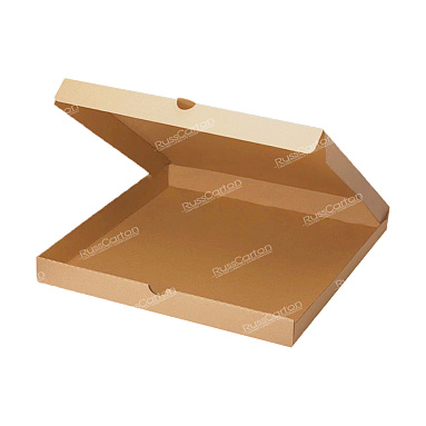 Коробка для пиццы (для пирога) 280х280х40 мм, Т-23 бурый