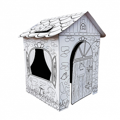 Картонный домик-раскраска "В гостях у лета"
