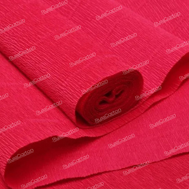 Бумага гофрированная красная, 140 гр