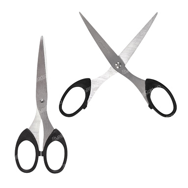 Ножницы BRAUBERG "Classic", 160 мм, черные