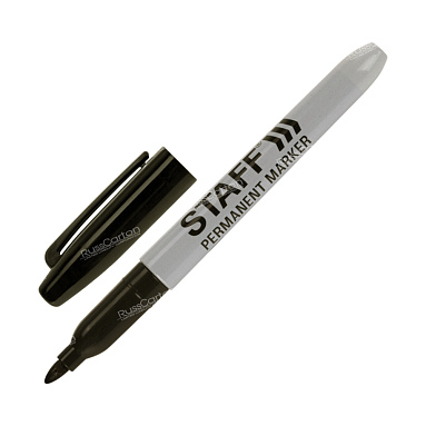 Маркеры перманентные STAFF НАБОР 4 шт., АССОРТИ, 2 мм