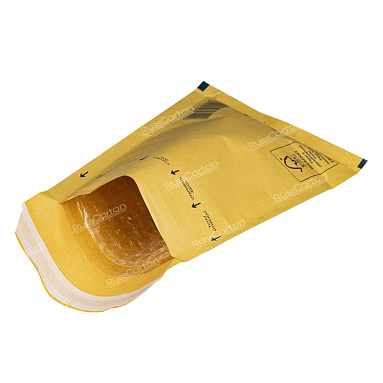 Бурый крафт пакет с прослойкой, 37х48 см, K/20-G