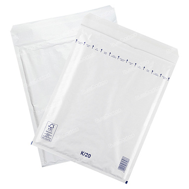 Белый крафт пакет с прослойкой, 37х48 см, К-20